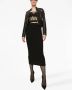 Dolce & Gabbana High waist midi-rok Zwart - Thumbnail 2