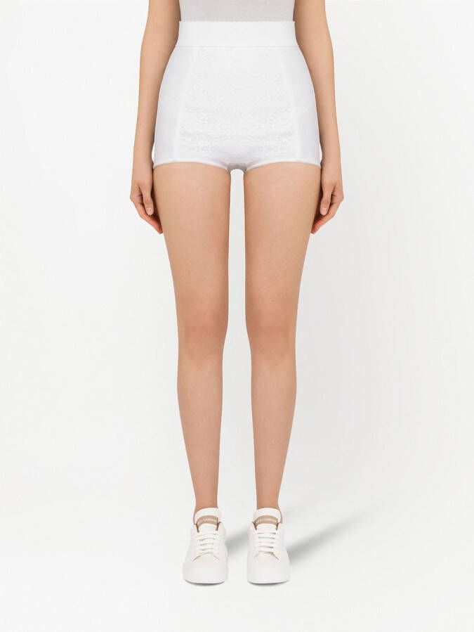 Dolce & Gabbana High waist shorts Wit