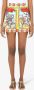 Dolce & Gabbana Popeline shorts met print Wit - Thumbnail 3