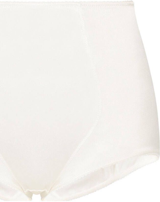 Dolce & Gabbana High waist satijnen slip Wit