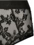 Dolce & Gabbana Slip met bloemenkant Zwart - Thumbnail 4