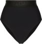 Dolce & Gabbana High waist slip met logoband Zwart - Thumbnail 4