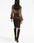 Dolce & Gabbana high-waisted midi pencil-skirt Bruin - Thumbnail 4