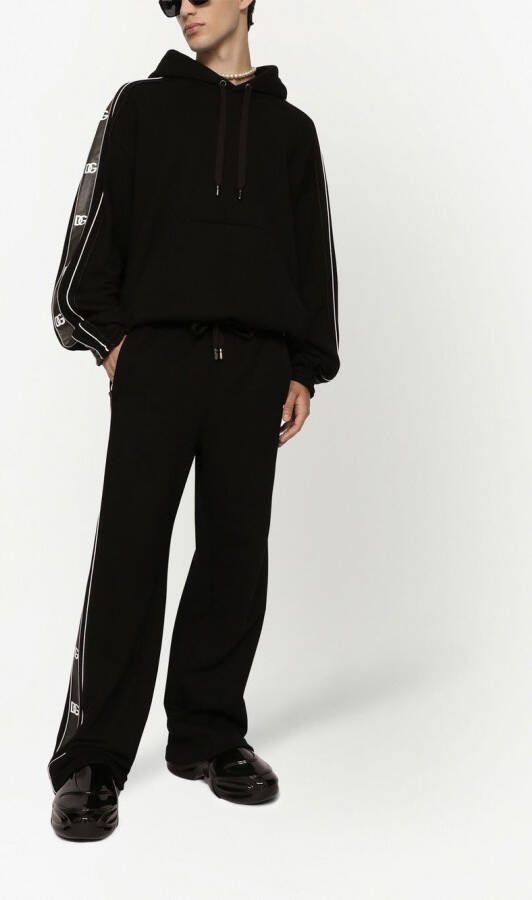 Dolce & Gabbana Hoodie met logoband Zwart