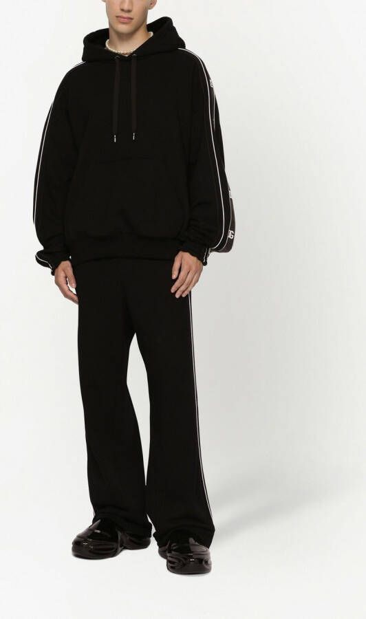 Dolce & Gabbana Hoodie met logoband Zwart