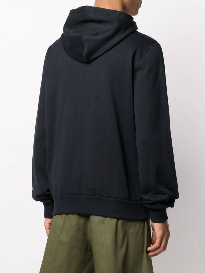 Dolce & Gabbana Hoodie met logopatch Blauw
