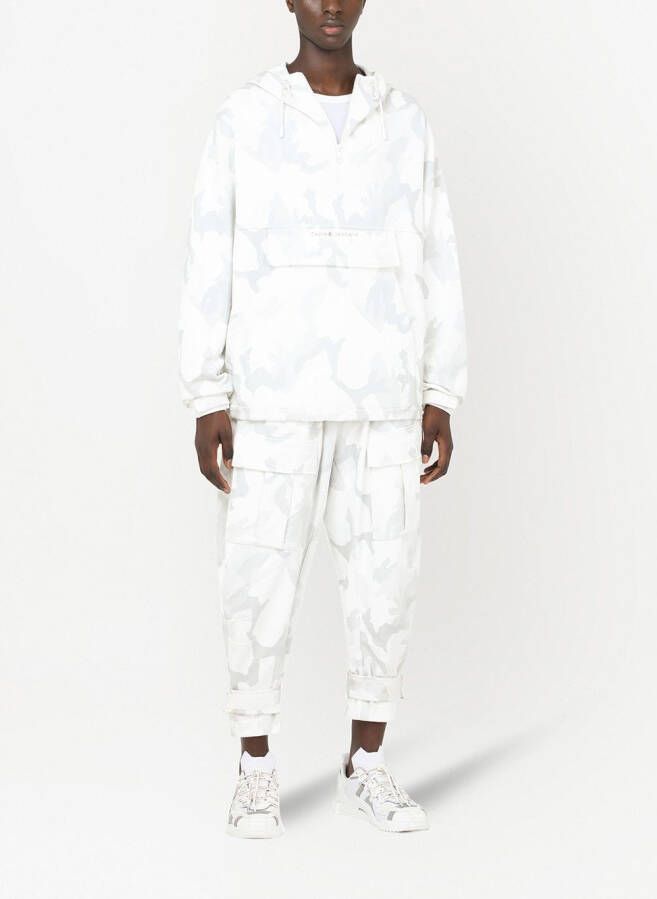 Dolce & Gabbana Hoodie met trekkoord Wit
