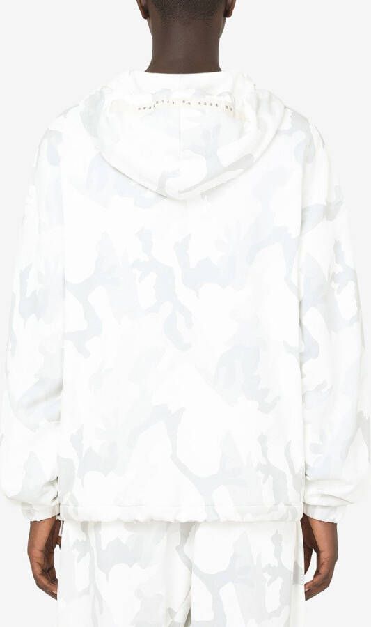 Dolce & Gabbana Hoodie met trekkoord Wit