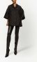 Dolce & Gabbana Korte cape met bloemen jacquard Zwart - Thumbnail 2