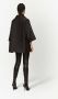 Dolce & Gabbana Korte cape met bloemen jacquard Zwart - Thumbnail 4