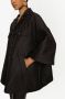 Dolce & Gabbana Korte cape met bloemen jacquard Zwart - Thumbnail 5