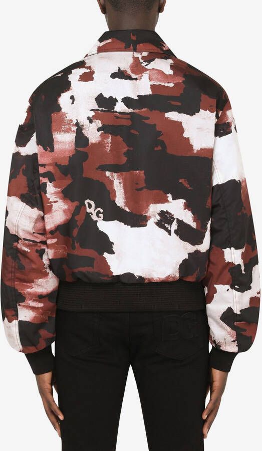 Dolce & Gabbana Jack met camouflageprint Rood