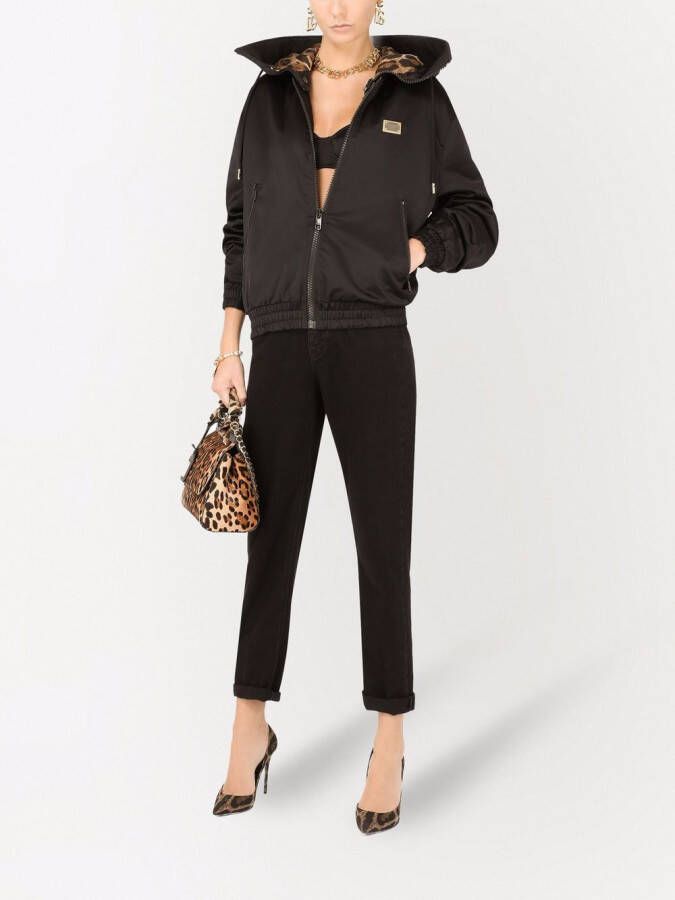 Dolce & Gabbana Regenjas met capuchon Zwart