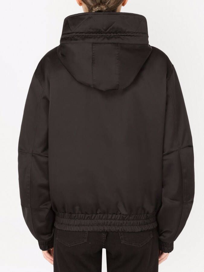 Dolce & Gabbana Regenjas met capuchon Zwart