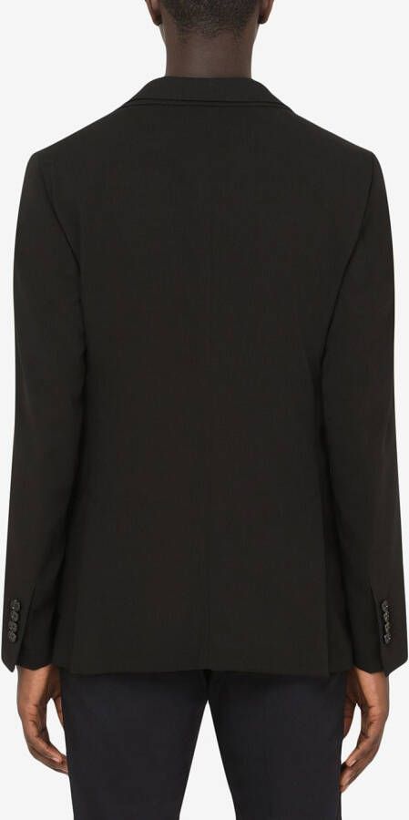 Dolce & Gabbana Jack met dubbele rij knopen Zwart
