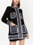 Dolce & Gabbana Tweed denim jack Zwart - Thumbnail 5