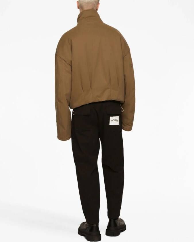 Dolce & Gabbana Jack met logopatch Bruin