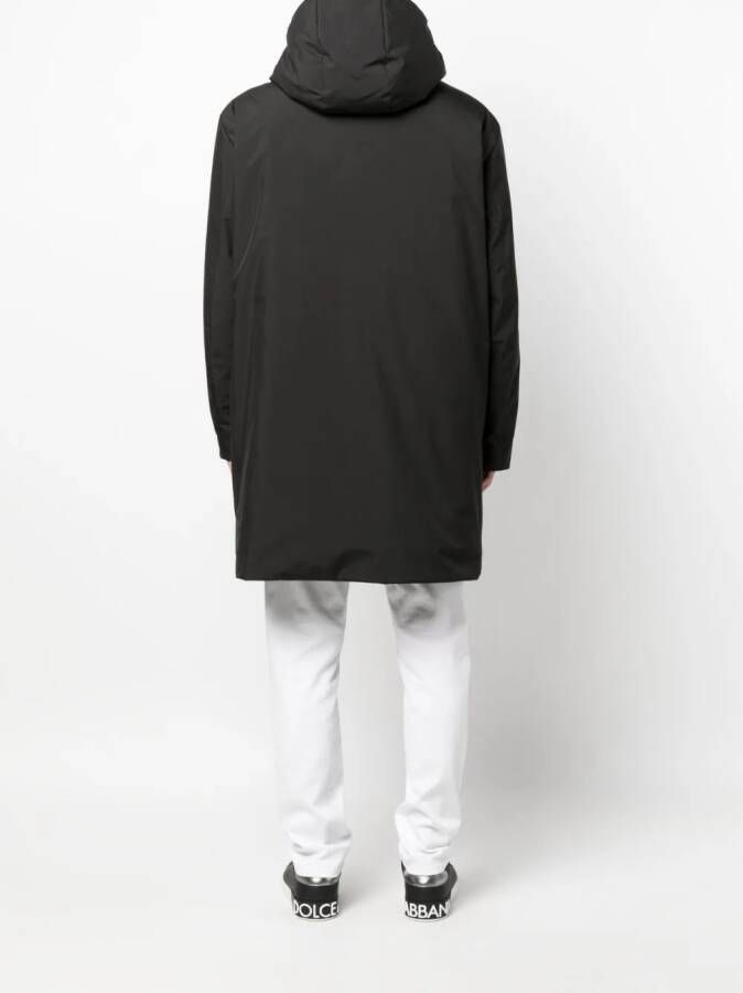 Dolce & Gabbana Jas met capuchon Zwart