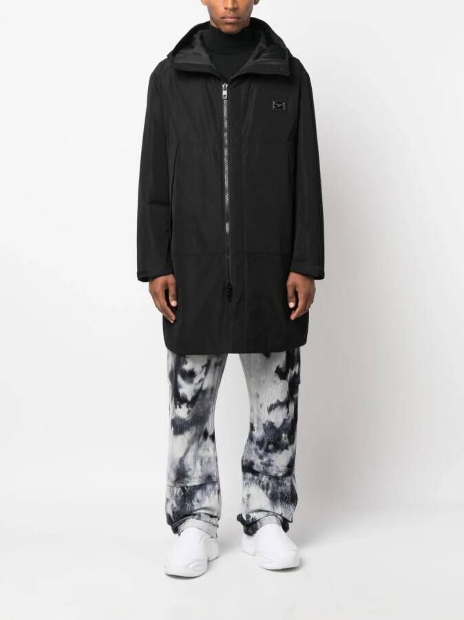 Dolce & Gabbana Jas met capuchon Zwart