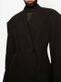 Dolce & Gabbana Crêpe mantel met dubbele rij knopen Zwart - Thumbnail 5