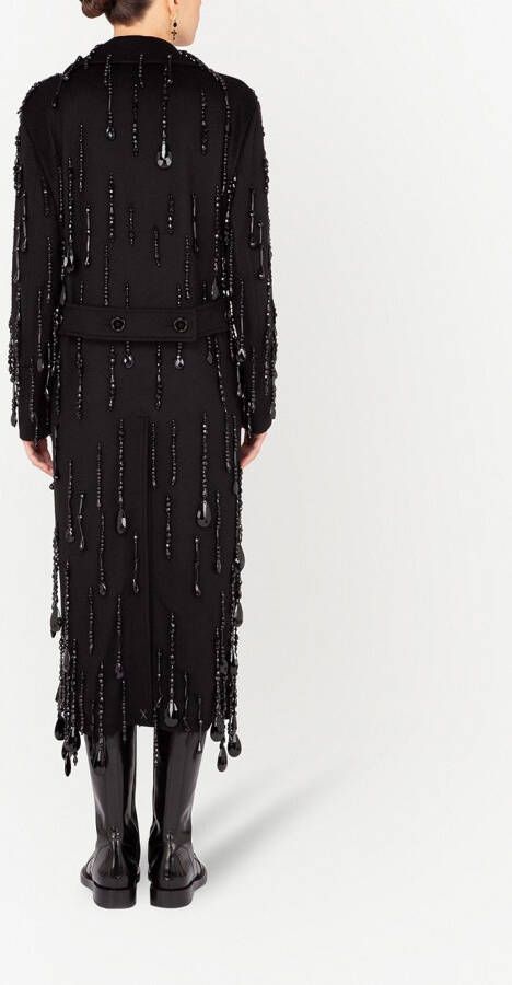 Dolce & Gabbana Jas met dubbele rij knopen Zwart