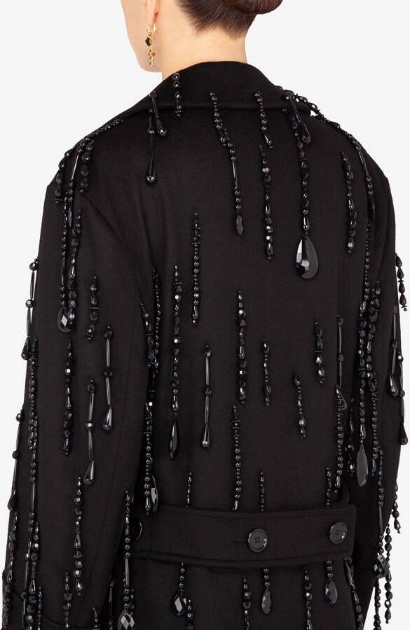 Dolce & Gabbana Jas met dubbele rij knopen Zwart