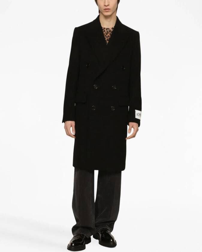 Dolce & Gabbana Jas met dubbele rij knopen Zwart
