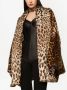 Dolce & Gabbana KIM DOLCE &GABBANA cape van imitatiebont met luipaardprint Bruin - Thumbnail 5