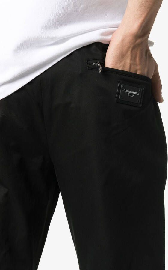 Dolce & Gabbana Joggingbroek met logo Zwart