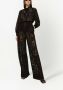 Dolce & Gabbana Jumpsuit met lange mouwen en kant Zwart - Thumbnail 2