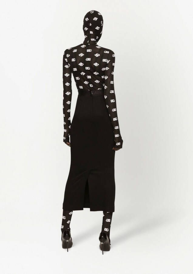 Dolce & Gabbana Jumpsuit met capuchon Zwart