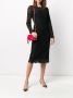 Dolce & Gabbana Jurk met bloemenkant Zwart - Thumbnail 2