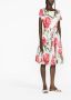 Dolce & Gabbana Jurk met bloemenprint Wit - Thumbnail 2