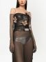 Dolce & Gabbana Maxi-jurk met vlinderprint Grijs - Thumbnail 5