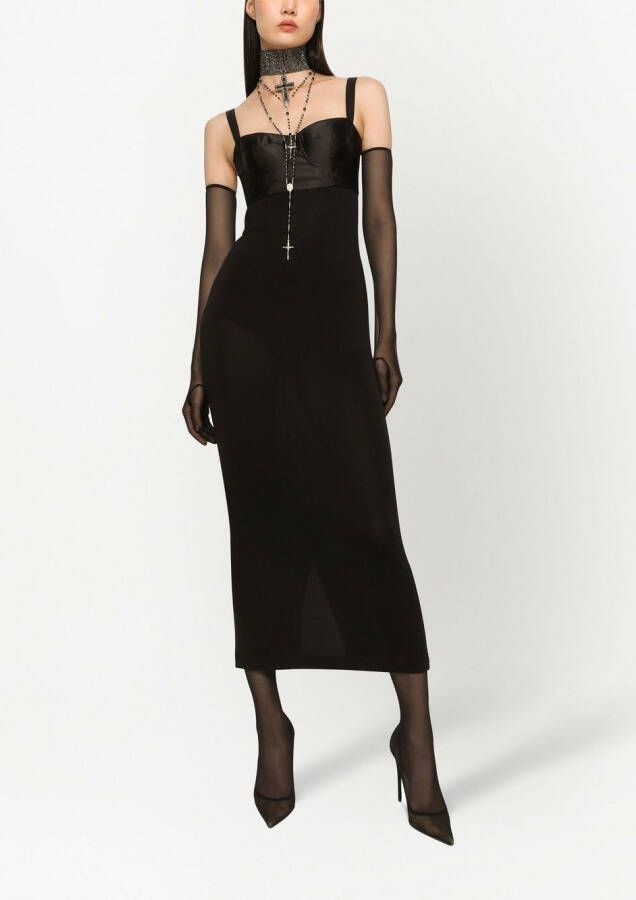 Dolce & Gabbana KIM DOLCE&GABBANA getailleerde jurk Zwart