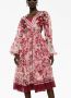 Dolce & Gabbana Jurk met grafische print Rood - Thumbnail 5