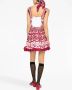 Dolce & Gabbana Jurk met grafische print Rood - Thumbnail 3