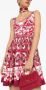 Dolce & Gabbana Jurk met grafische print Rood - Thumbnail 4