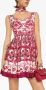 Dolce & Gabbana Jurk met grafische print Rood - Thumbnail 5