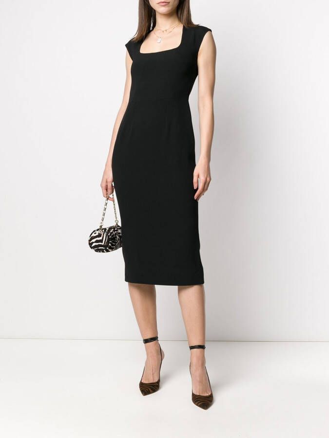 Dolce & Gabbana Jurk met korte mouwen Zwart