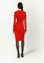 Dolce & Gabbana Jurk met lange mouwen Rood - Thumbnail 4