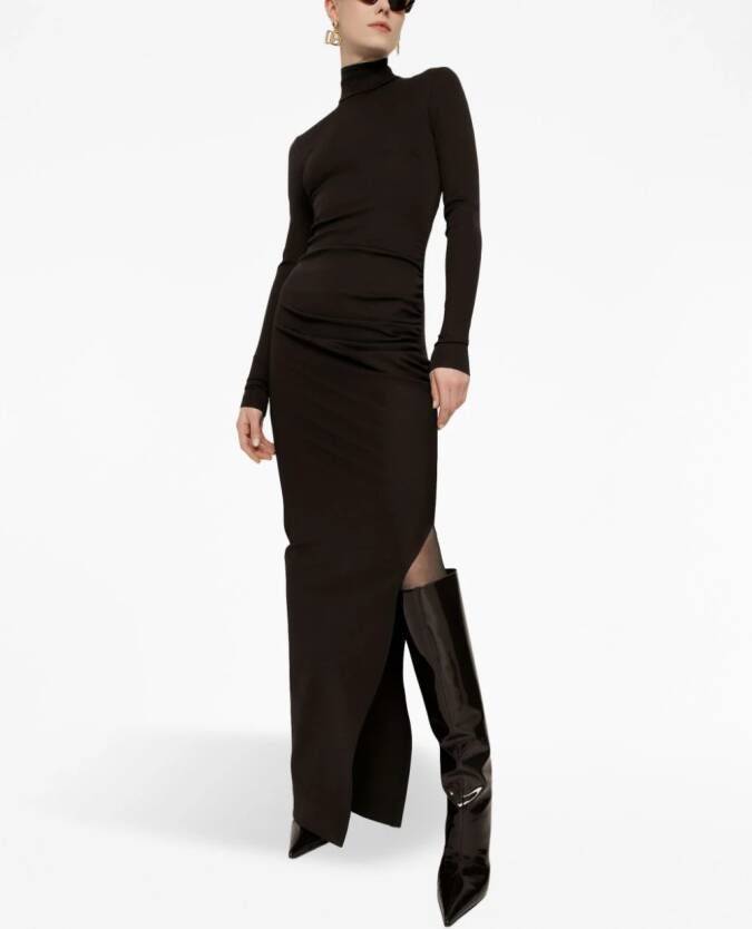 Dolce & Gabbana Jurk met lange mouwen Zwart