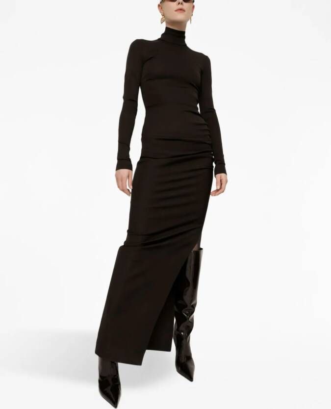 Dolce & Gabbana Jurk met lange mouwen Zwart