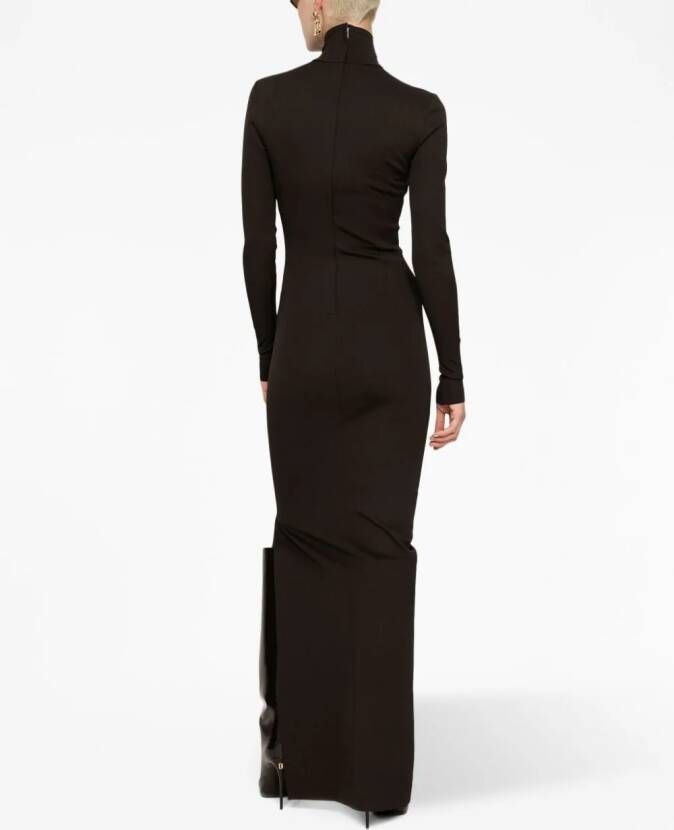 Dolce & Gabbana Jurk met lange mouwen Zwart