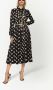 Dolce & Gabbana Midi-jurk met logoprint Zwart - Thumbnail 2