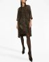 Dolce & Gabbana Jurk met luipaard jacquard Bruin - Thumbnail 2
