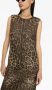 Dolce & Gabbana Jurk met luipaard jacquard Bruin - Thumbnail 5