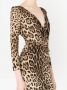 Dolce & Gabbana Jurk met luipaardprint Beige - Thumbnail 5