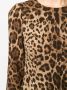 Dolce & Gabbana Jurk met luipaardprint Beige - Thumbnail 5