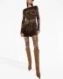 Dolce & Gabbana Jurk met luipaardprint Bruin - Thumbnail 2